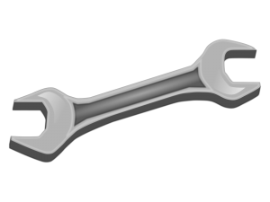 Wrench, spanner PNG image, free-1121